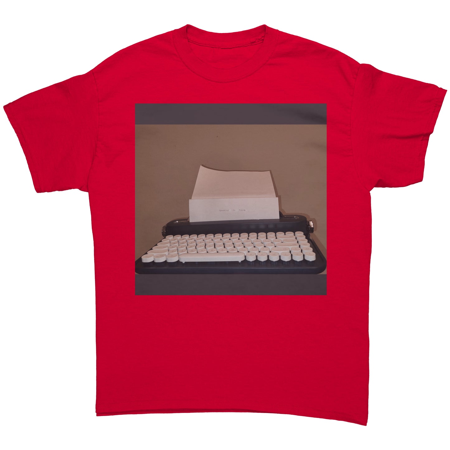 Speaking In Typos Shirt with tour dates