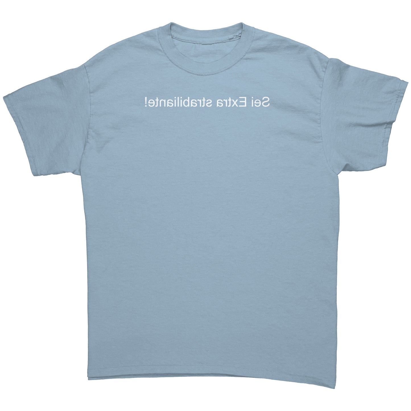 Sei Extra Strabiliante Camicia Con Lettere Specchiate