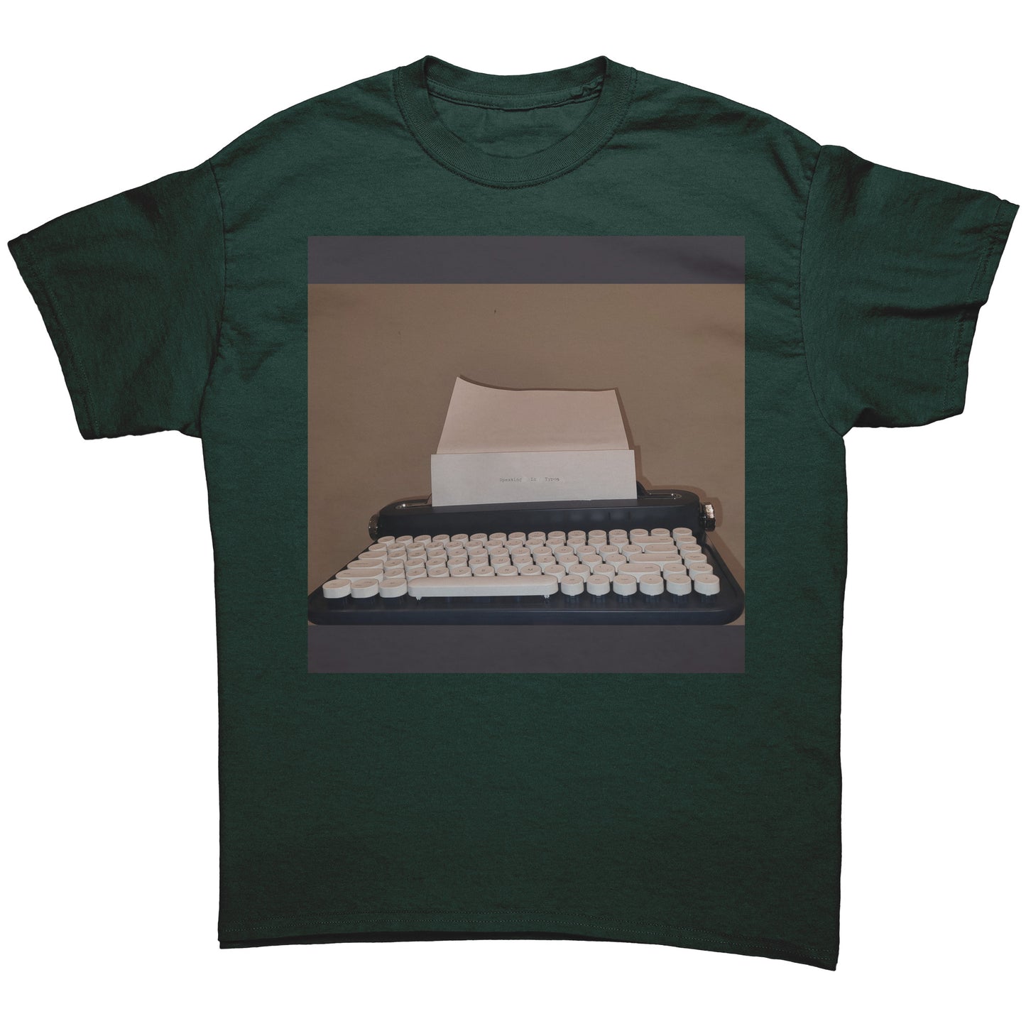 Speaking In Typos Shirt with tour dates