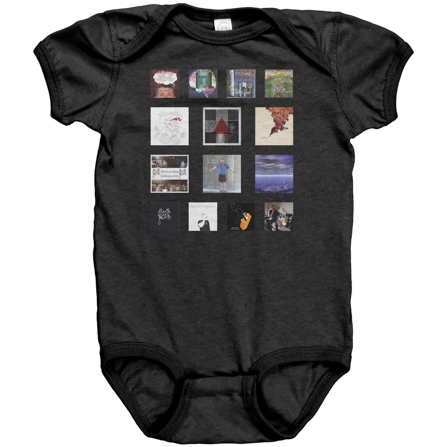 Mission Man Discography Baby Onesie