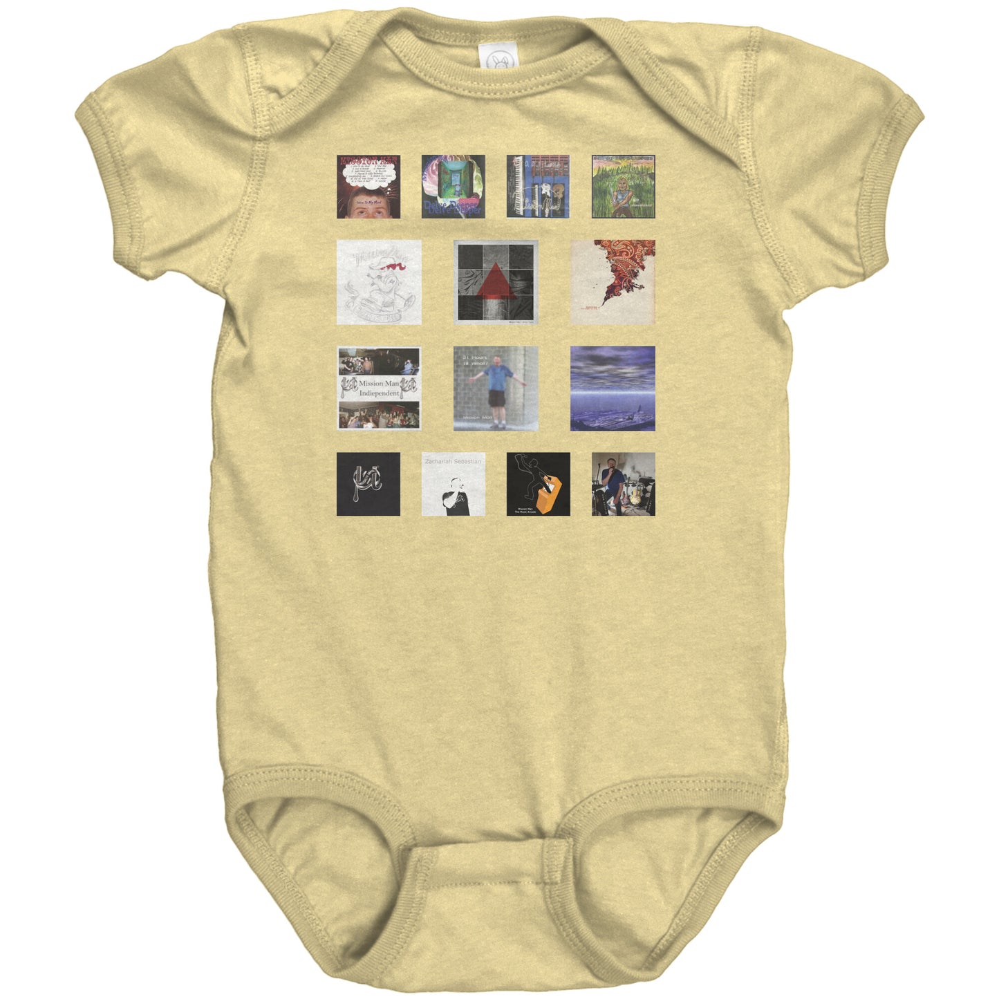 Mission Man Discography Baby Onesie