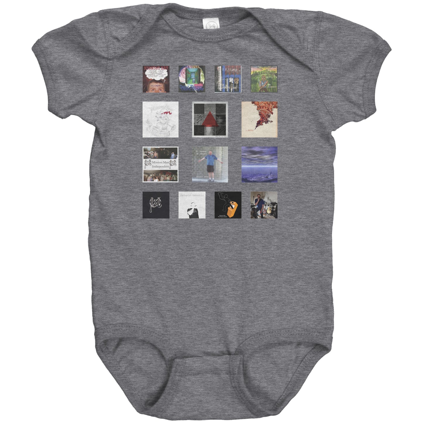 Mission Man Discography Baby Onesie