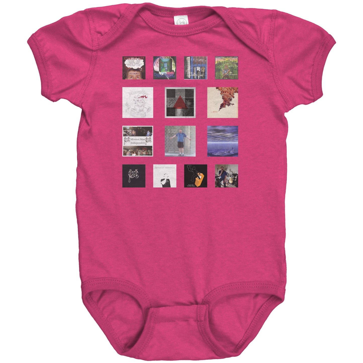 Mission Man Discography Baby Onesie
