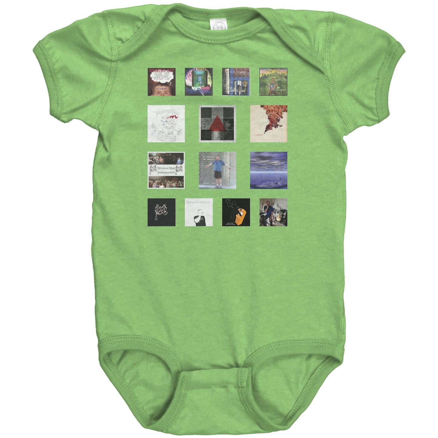 Mission Man Discography Baby Onesie