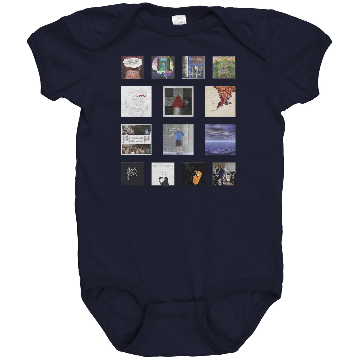 Mission Man Discography Baby Onesie