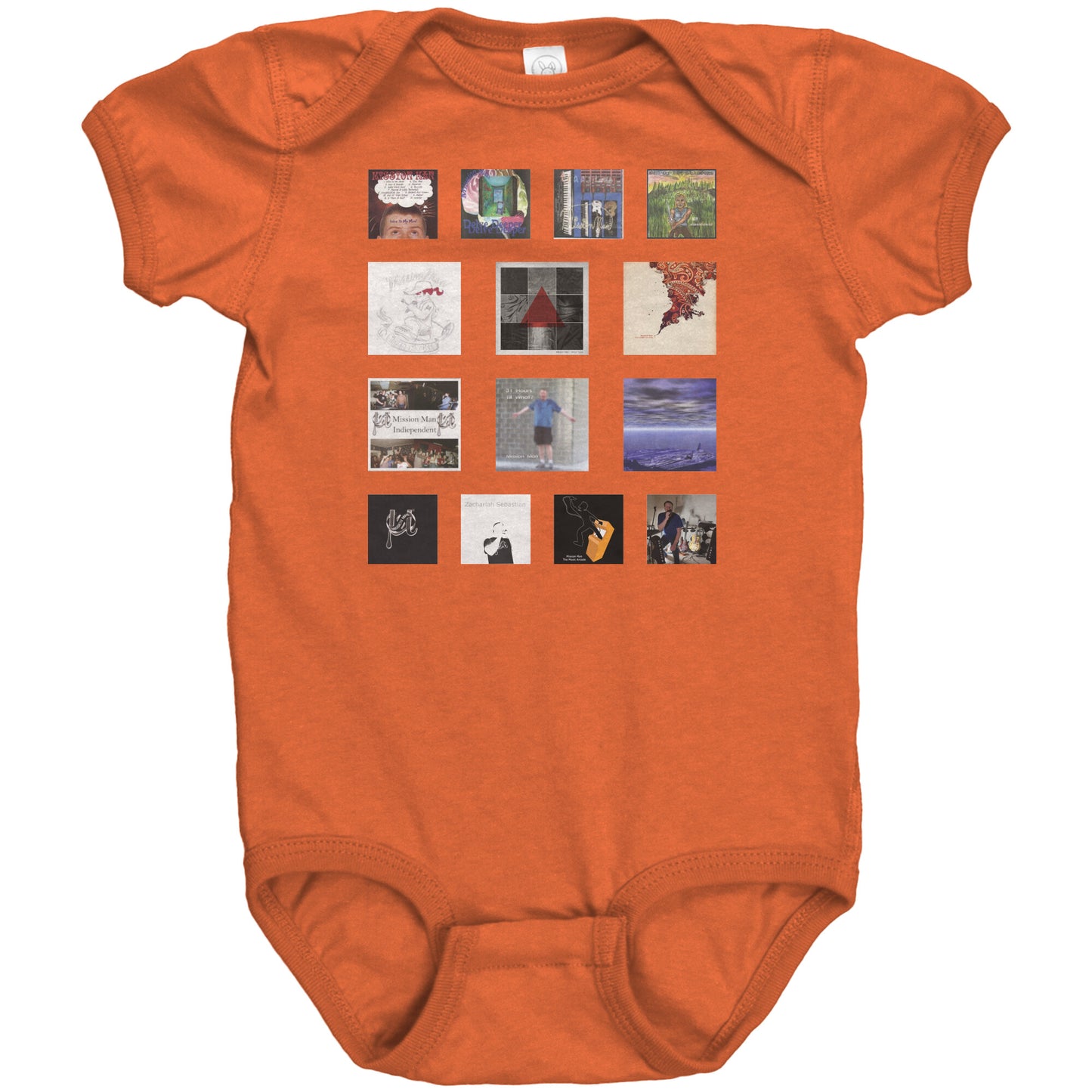 Mission Man Discography Baby Onesie