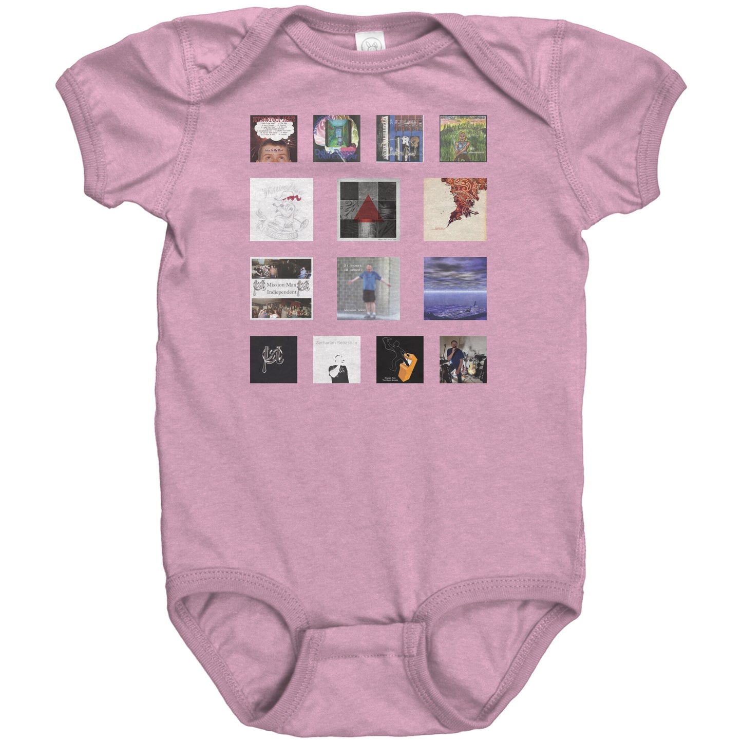 Mission Man Discography Baby Onesie