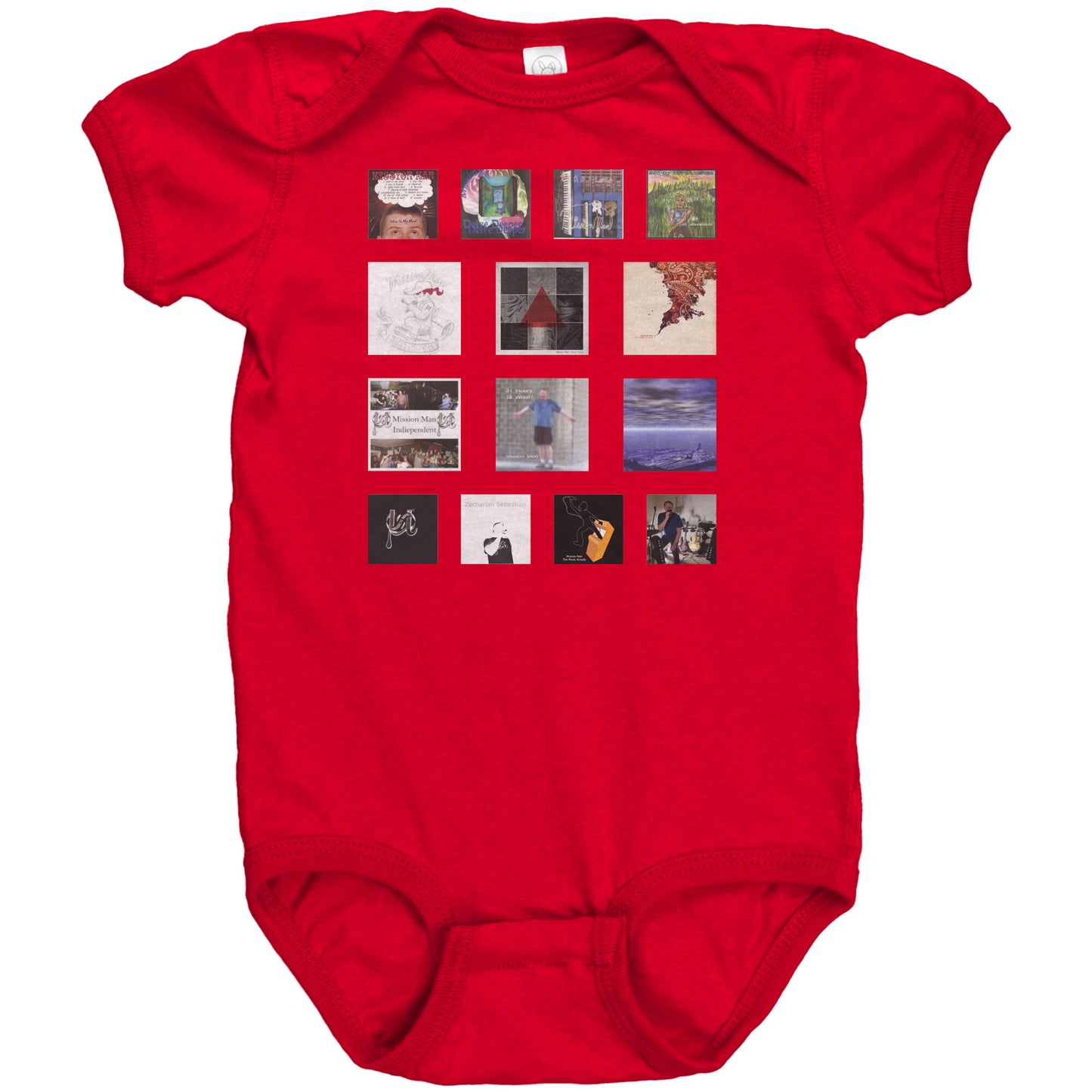 Mission Man Discography Baby Onesie